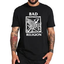 Bad religion Футболка мужская против зерна панк рок футболки удобный, вокруг шеи повседневная ЕС Размер хлопок футболки