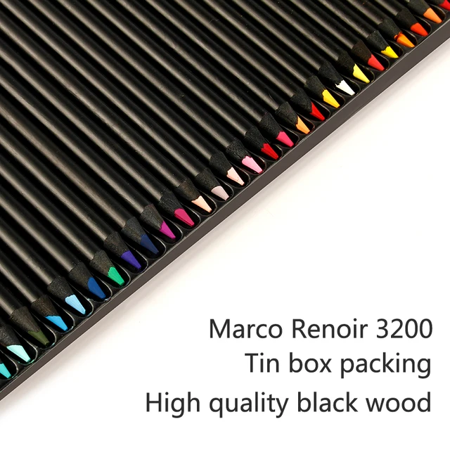 Marco Renoir 48 Color Pencil Set Iron Box Oily Pencils