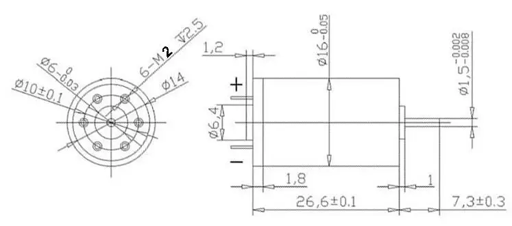 CL1625 O.D 16 мм металлический щеточный двигатель Micro DC безсердечный мотор 3 в 4,5 в 6 в 12 В 24 В VS Maxon мотор& Faulhaber