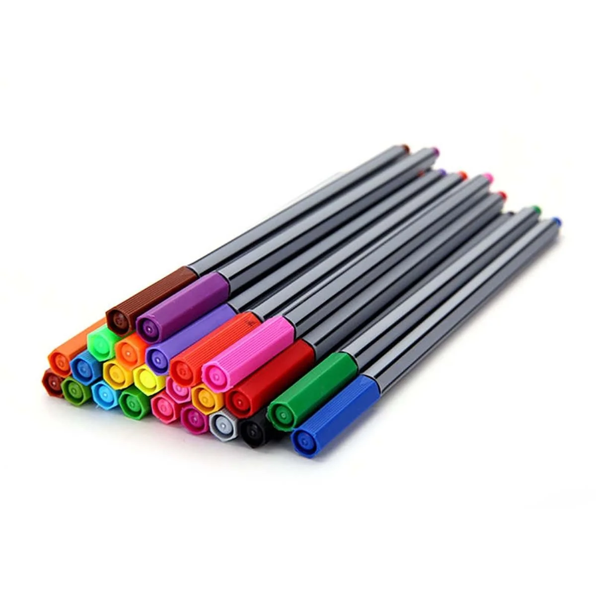 

24 Colors 0.4mm Fineliner Pens Color Fineliners Set Art Painting Markers Ink pen Pen