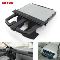 Black Front Folding Cup Drink Holder Stretch Dash Cup Holder For VW Volkswagen Golf 4 MK4 Jetta Mk4 Bora OEM 8P0 885 995 B