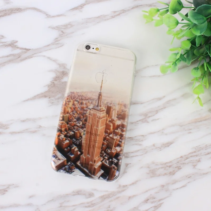 Landscape Scenery Case For Iphone 6 6S Mountain Sea Nature View Slim TPU 09