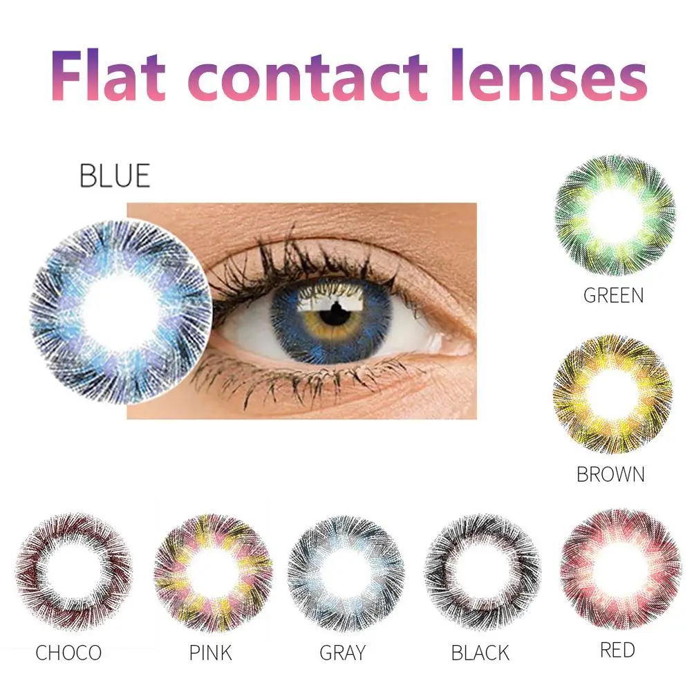 

2Pcs Beautiful Eyes Makeup Glasses Glamorous Big Eyes Cosmetics Cosplay Decoration Makeup Tools Kit