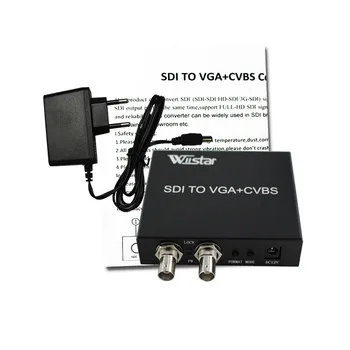 

2018 New Style SDI to VGA CVBS/AV SDI Converter Support 1080P for Monitor/Camera/Display Free Shipping