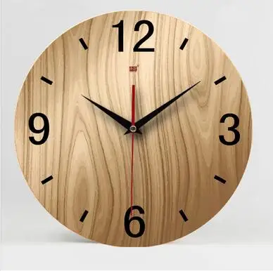 070343 бесшумные настенные часы, модные креативные, персональные, деревянное домашнее украшение, кварцевые, современный дизайн, saat reloj de pared horlose - Цвет: 2
