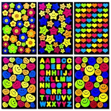 240pcs/Pack 5 Color 6 Different Style Reward Children Kids Cute Smiley Faces Emoji Teacher * Stickers High Quality Toy Wholesale 240pcs/Pack 5 Color 6 Different Style Reward Children Kids Cute Smiley Faces Emoji Teacher * Stickers High Quality Toy Wholesale