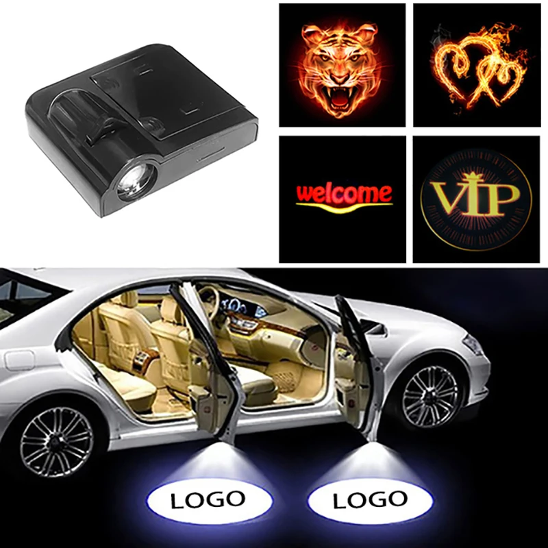 

1PCS Wireless Led Car Door Welcome Laser Projector Logo Ghost Shadow Light for Volkswagen Ford BMW Ford Hyundai Kia Mazda Audi