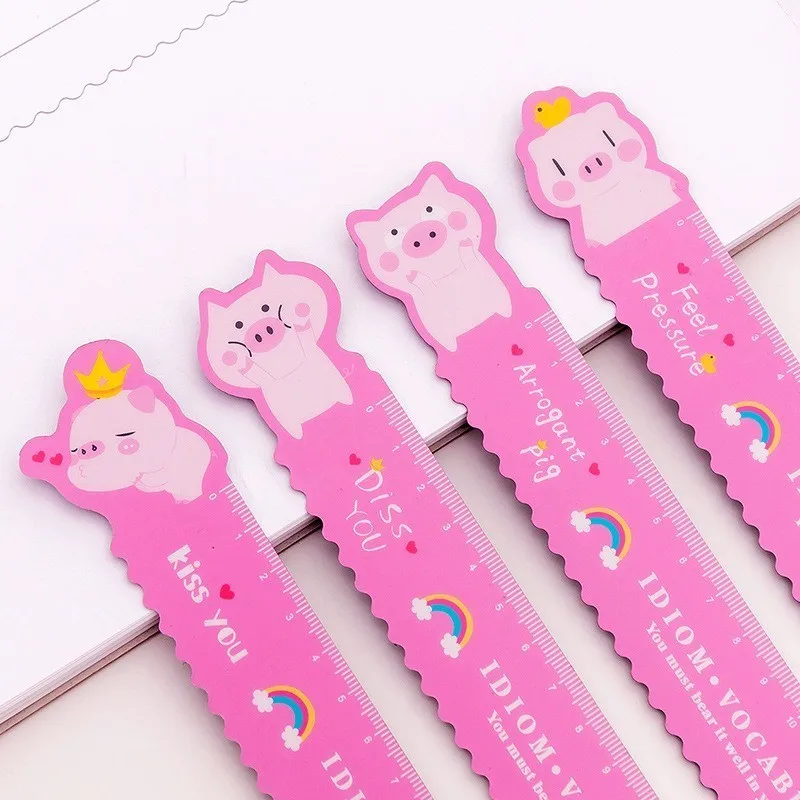 15 см Lytwtw милый Kawaii Pig Unicorn складной пластиковый инструмент для рисования