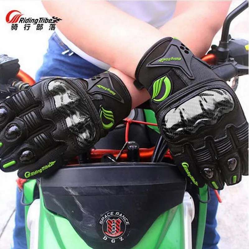 2017 Summer New RidingTribe motorcycle riding gloves carbon fiber MCS