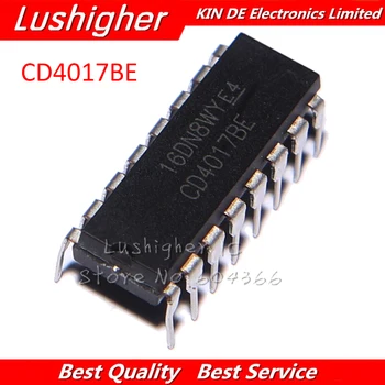 

10pcs CD4017 DIP16 CD4017B DIP CD4017BE new original
