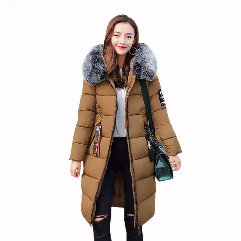 0 : Buy 2018 winter coat women plus size 3XL casual solid winter jacket womens ...