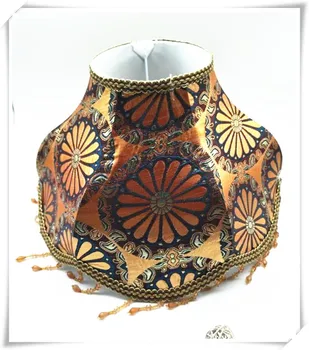 

E27 Lamp shade for table lamp Art Dec vintage flower pattern lampshade coffee table lamp shade bedroom/court lamp cover