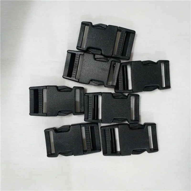 10pcs Black Plastic Buckles Hooks for Bag Clothing Clip Strap