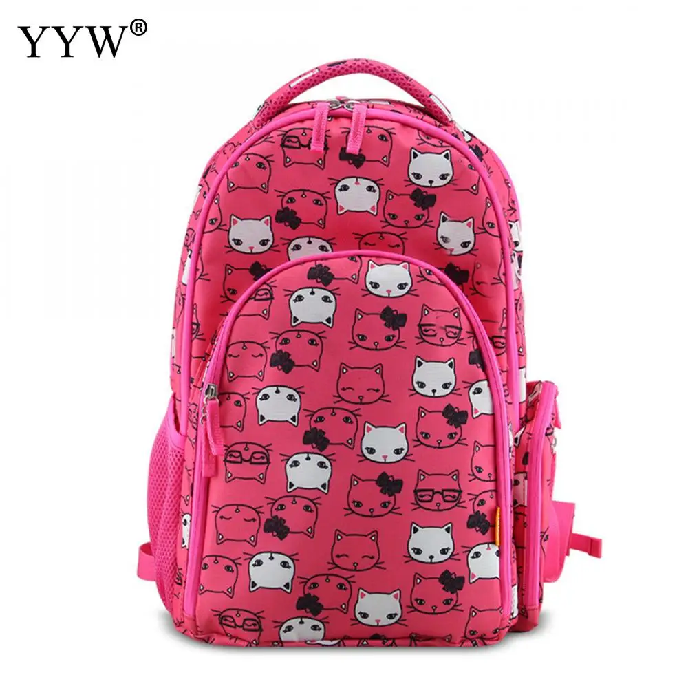 

Fashion Cartton Pattern Red Baby Backpack Female Blue Backpacks for Adolescent Girls Women Large Capacity Casual Shopping Bag