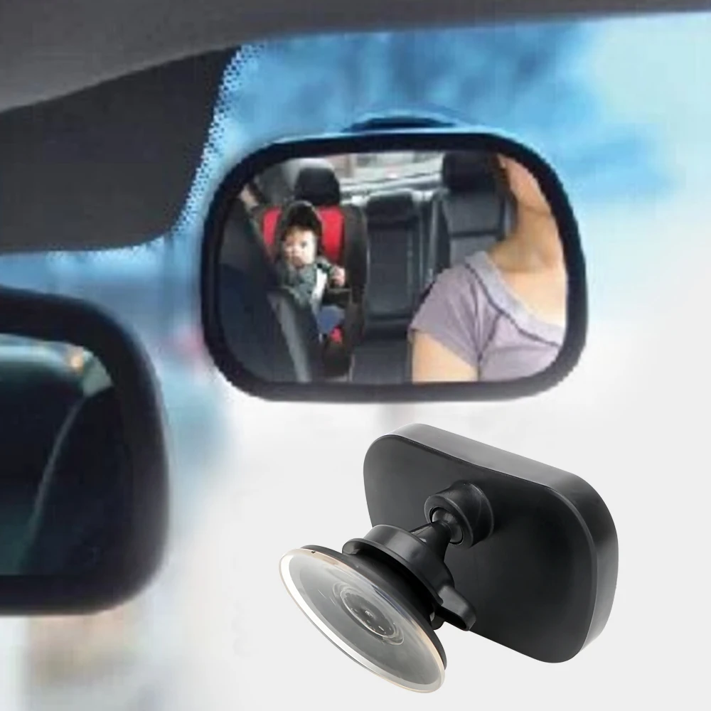 LEEPEE для детского сиденья безопасности автомобиля детское Зеркало Подголовник, оформление автомобиля черное универсальное внутреннее зеркало детское зеркало заднего вида