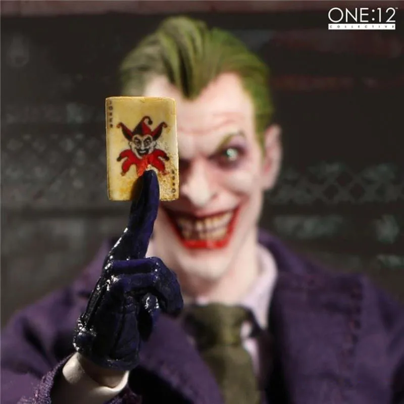 MEZCO Джокер Бэтмен рисунок один: 12 DC Comics Темный рыцарь фигурку модель игрушки куклы
