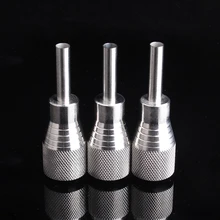 1 шт. 25 мм профессиональная поставка машинок для татуировки из нержавеющей стали насадки для тату серебристого цвета