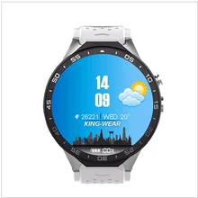 2016 heißer Verkauf KW88 Android 5.1 MTK6580 Android 5.1 OS Smartwatch 1,39 Zoll SmartWatch Telefon Unterstützung 3G WIFI SIM Karte Herzfrequenz