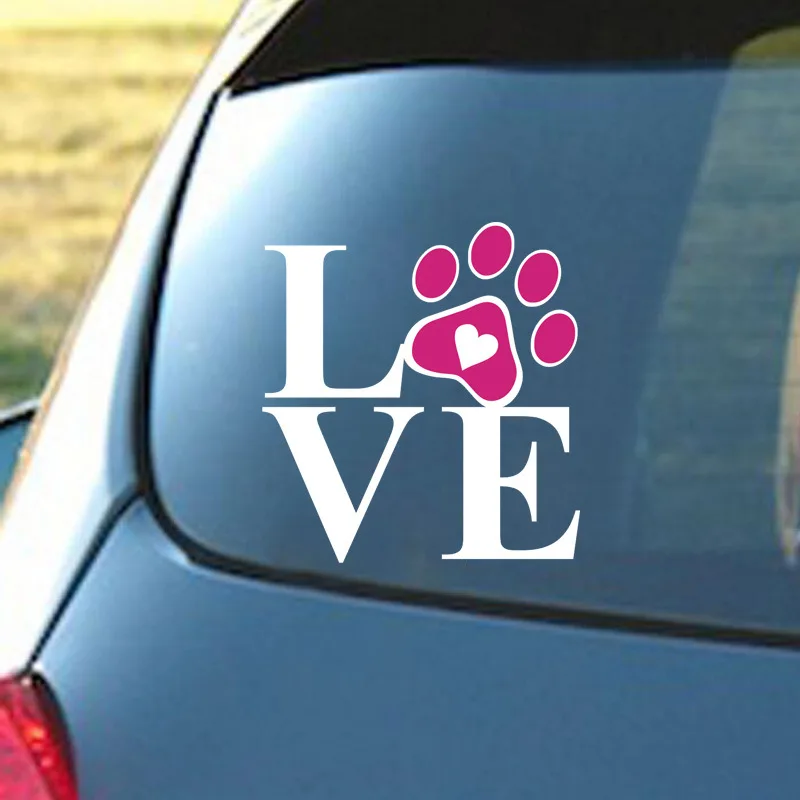 

Electric Dog Switch Sticker LOVE Dog Window Stickers for Kids Room Decoration Wall Decals Sticker Refrigerator Waterproof Poster