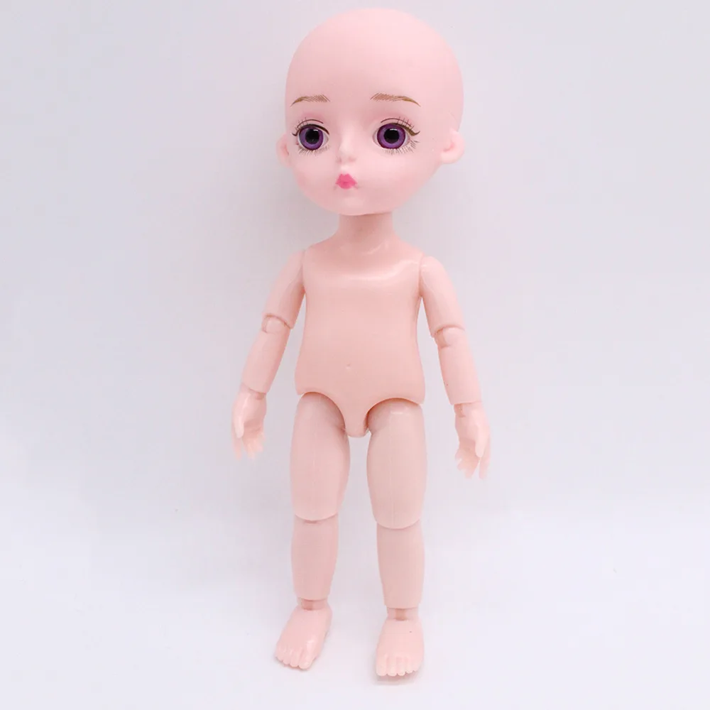 15 см золотые волосы девушки одеваются куклы 13 суставов BJD кукла игрушка с 3D глазом Оригинальная кукла Дети подарок на день рождения Детские игрушки для девочки