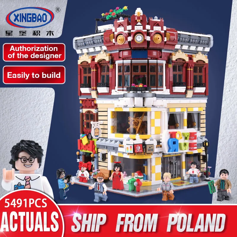 Ceny Xingbao 01006 kreator ekspert zabawki i księgarni zestaw edukacji klocki klocki zabawki dla dzieci boże narodzenie prezenty