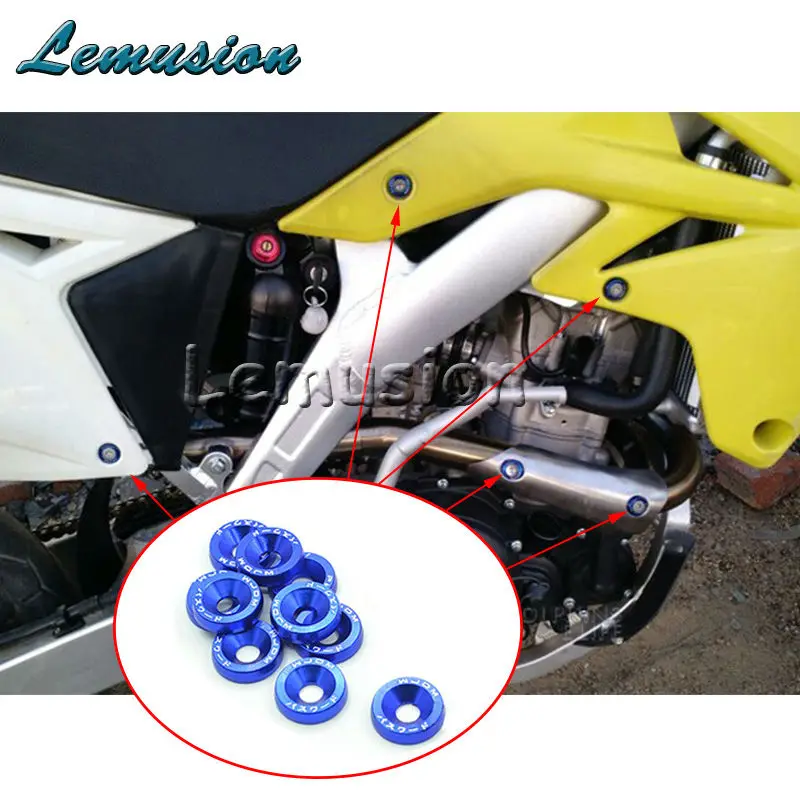 

10X Car modified screw gaskets For BMW E46 E39 E90 E60 E36 F30 F10 E34 X5 E53 E30 F20 E92 E87 M3 M4 M5 X5 X6 Accessories