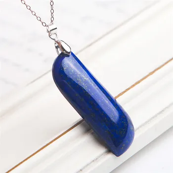 

Genuine Deep Blue Natural Lapis Lazuli Pendant Women Lady Charms Crystal Necklaces Natural Stone Pendant
