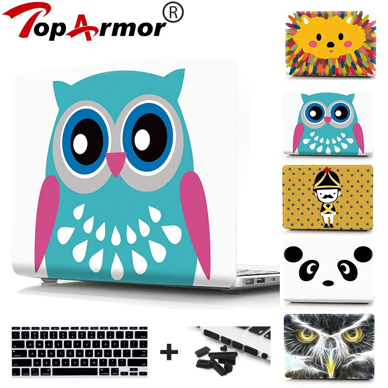 

TopArmor Matte Case For Apple Macbook Air 11 13 For MacBook Pro 13 15 For MacBook Retina 12 13.3 15 Laptop Bag & A1707/1707/1708