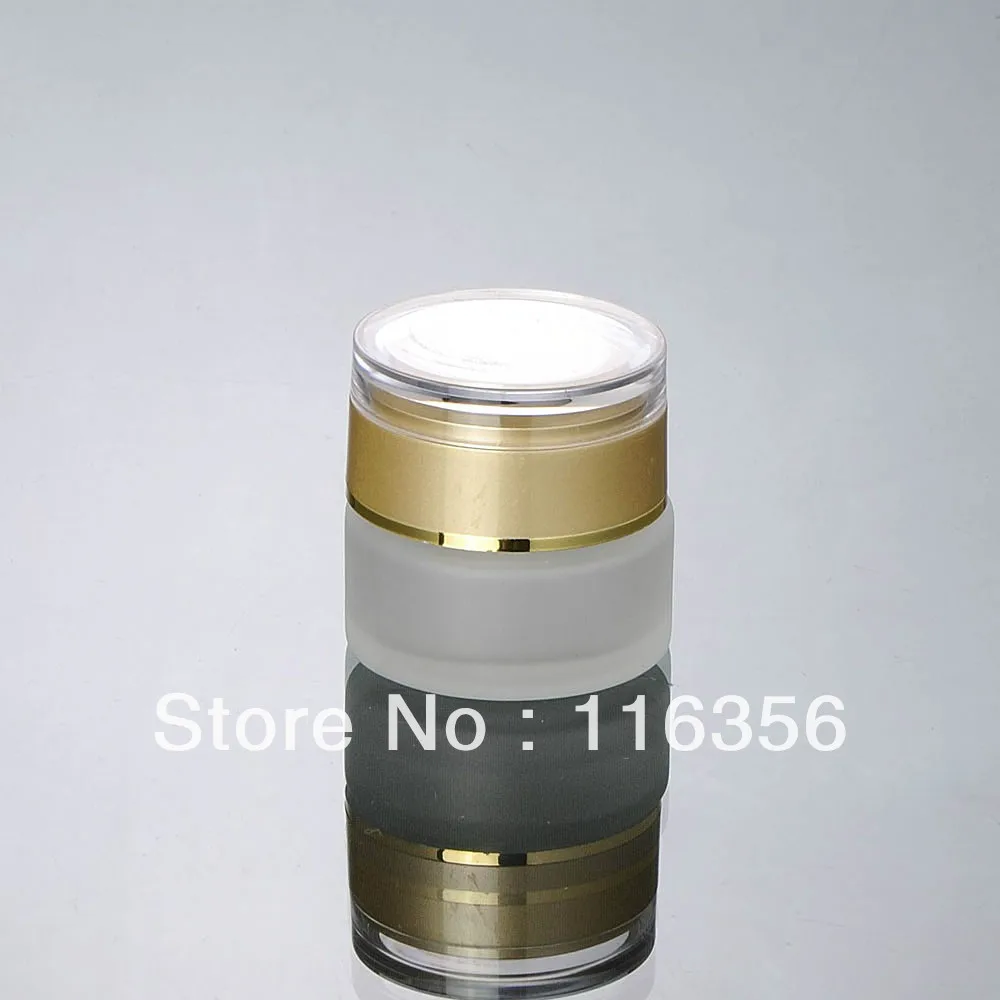 20 г Матовая Стеклянная банка для крема с золотой крышкой|glass cream jars|cream jarglass |