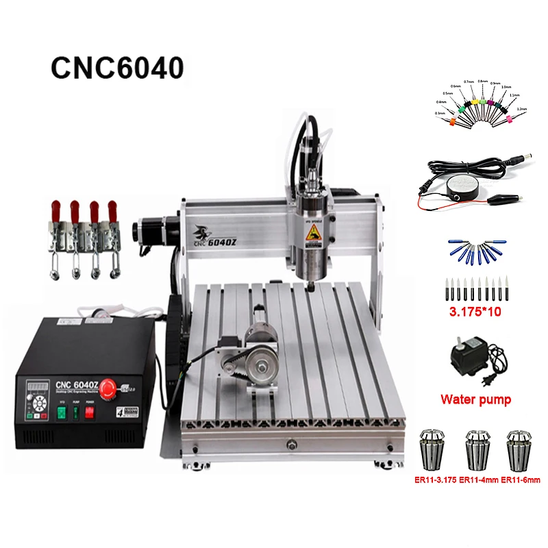 自作CNCフライス 作業領域650mm×450mm USB Mach3