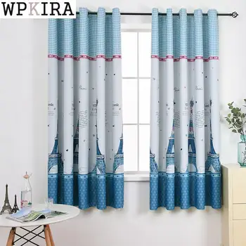 

Tower Short Curtains For Children Room Half Shade Curtains High Quality Curtains For Living Room Bedroom Kids Curtain PC015&30