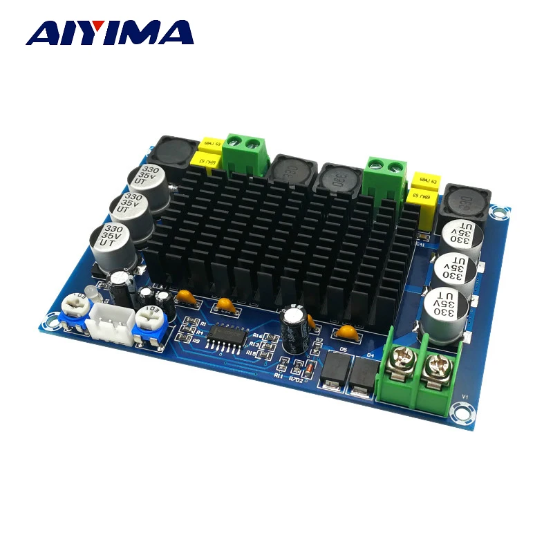 Aiyima TPA3116D2 аудио усилитель доска Amplificador двухканальный высокой мощности Цифровой усилитель доска 150 Вт* 2