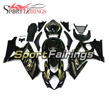 

Plastic Gold Black Whole Bodywork For Suzuki 2007 2008 GSXR1000 K7 07 08 High Quality Cowlings Plastic GSXR1000 Injection Hulls