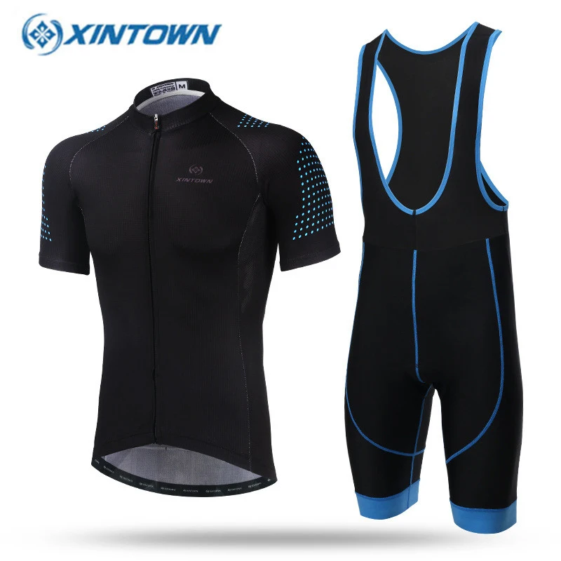 XINTOWN Brand Top Selling Cycling Jersey Sets Bike Team Anti-Pilling Over Size Men Bicycle Clothing Multi Color Ropa Ciclismo | Спорт и