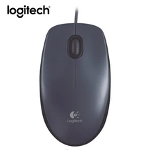 Logitech M90 мини Usb 3d проводной Мышь оптическая для портативных ПК Мыши Перезаряжаемые компьютерная мышь для настольного с розничной посылка