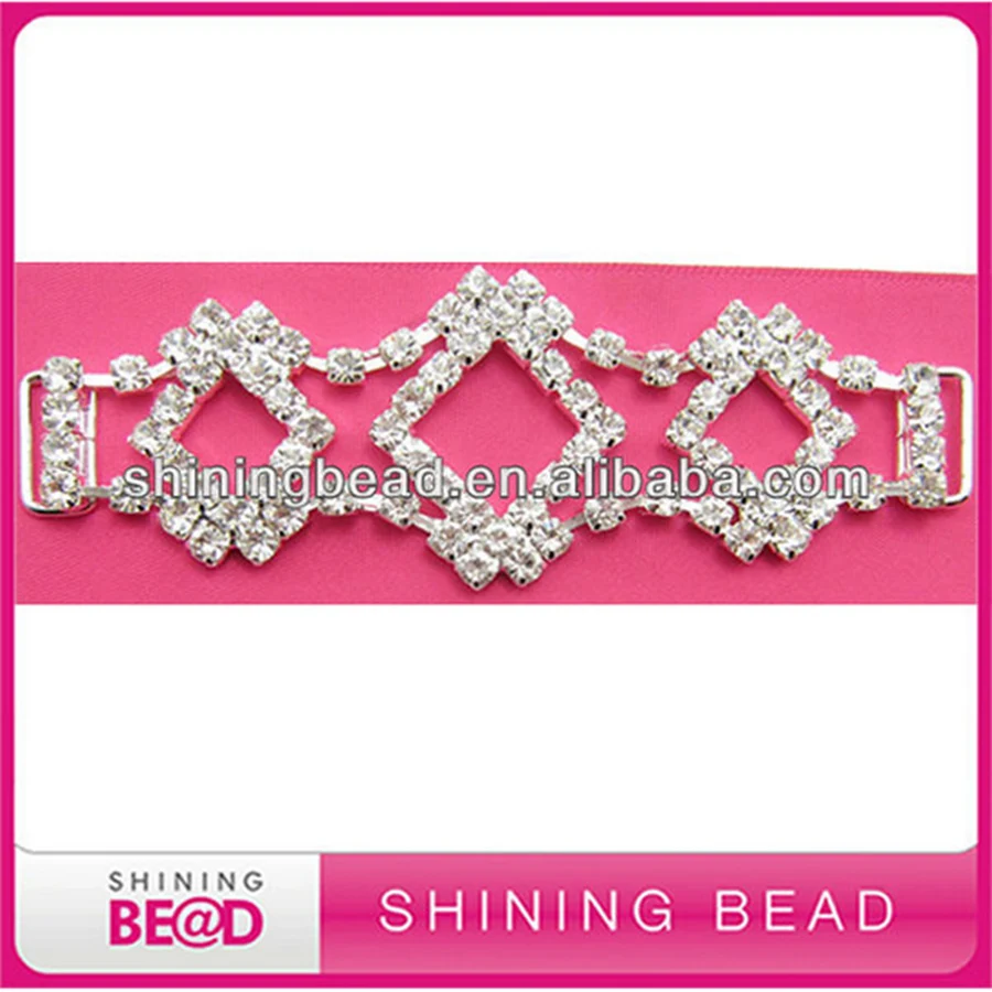 

Free shiping+50 pcs/lot +Wholesale 9.8cm Angled Shape Crystal Bikini Connector