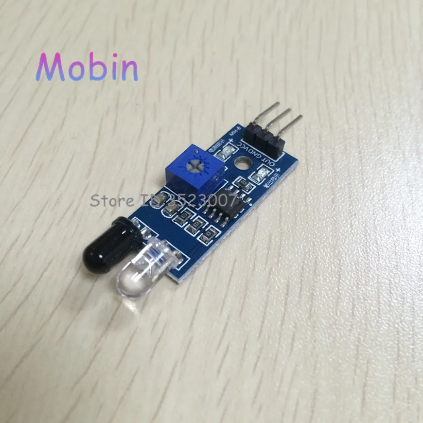 100 шт./лот ИК инфракрасный модуль датчика избегания препятствий для Arduino умный