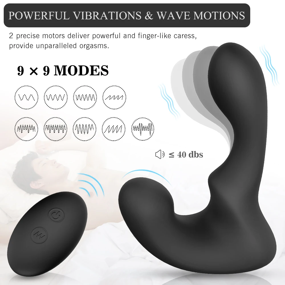 High quality remote control backyard anal butt plug prostata massager prostate anal vibrating sex toys for men masturbating