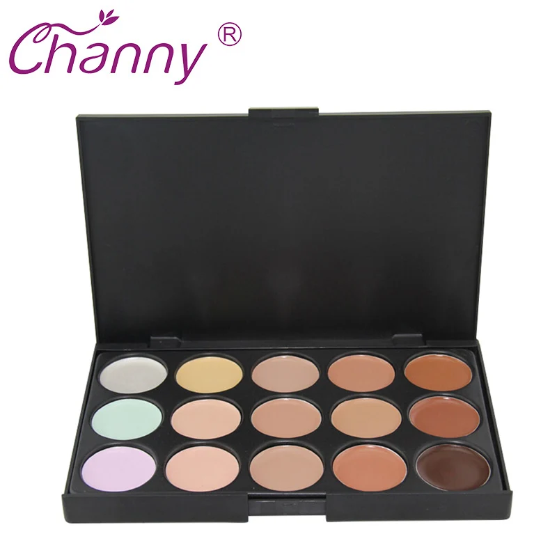 

Mini Concealer Palette 15 Colors Fashion Makeup Cream Base Palettes Matte Face Contouring Cosmetic Contour Palette Concealer