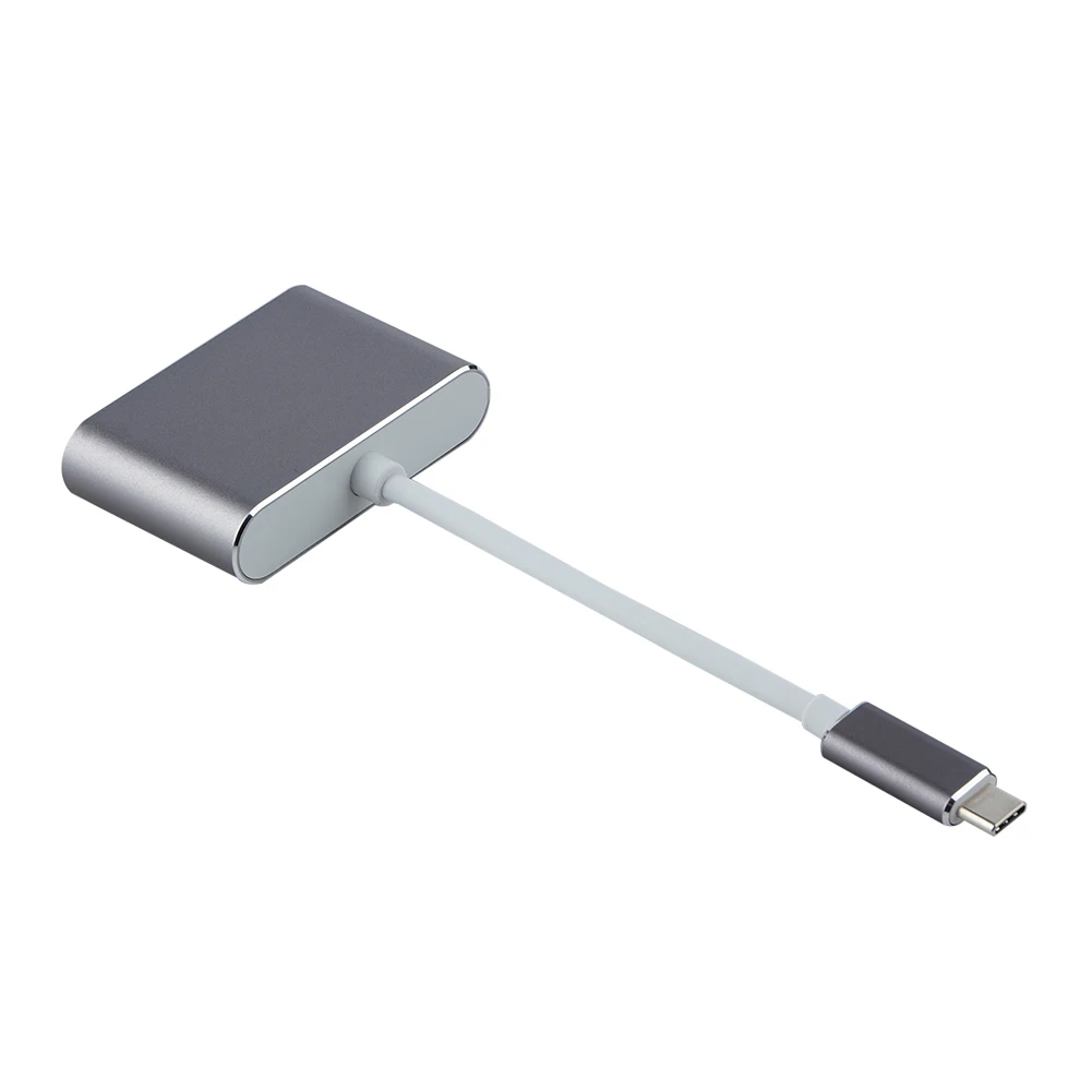 USB 3 1 Type c к концентратору VGA адаптер 4K UHD C концентратор конвертер для ChromeBook Pixel Android