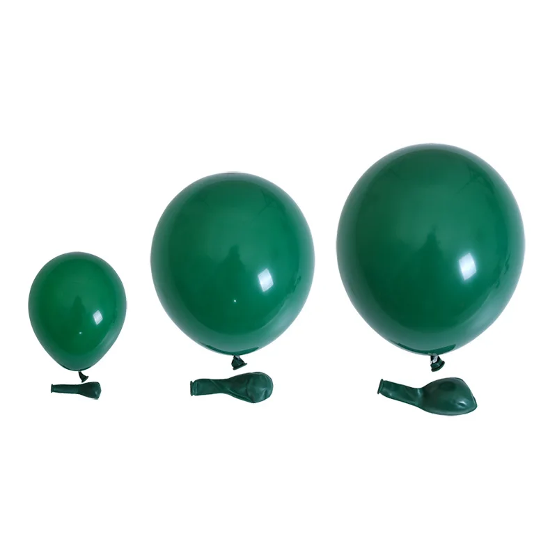 

Christmas decorated latex balloon 5 "10" 12 "wind plate thickened matt dark green balloon