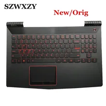 / для lenovo Y520-15IKBA верхний чехол Упор для рук 5CB0N00298 США раскладка с сенсорной панелью Backliting keyboard