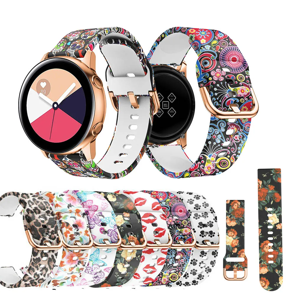 20 ремешок для часов мм samsung Galaxy Watch Активный спортивный силиконовый сменный 42