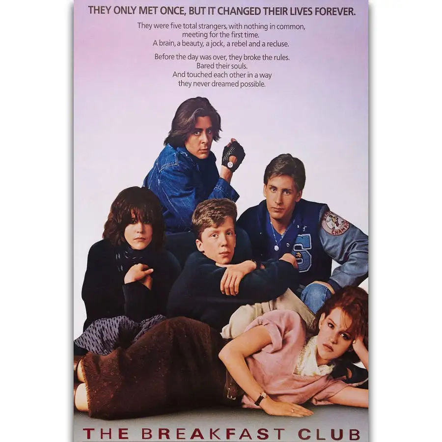 S2237 The Breakfast Club Retro Vintage Movie