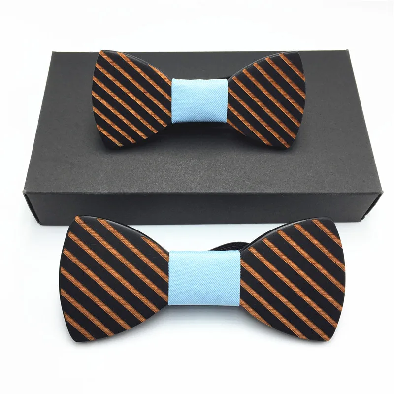 Особенный деревянный галстук-бабочка набор джентльмена жениха деревянный галстук бабочка Свадебная вечеринка галстуки-бабочки деревянный мужской галстук и ребенок