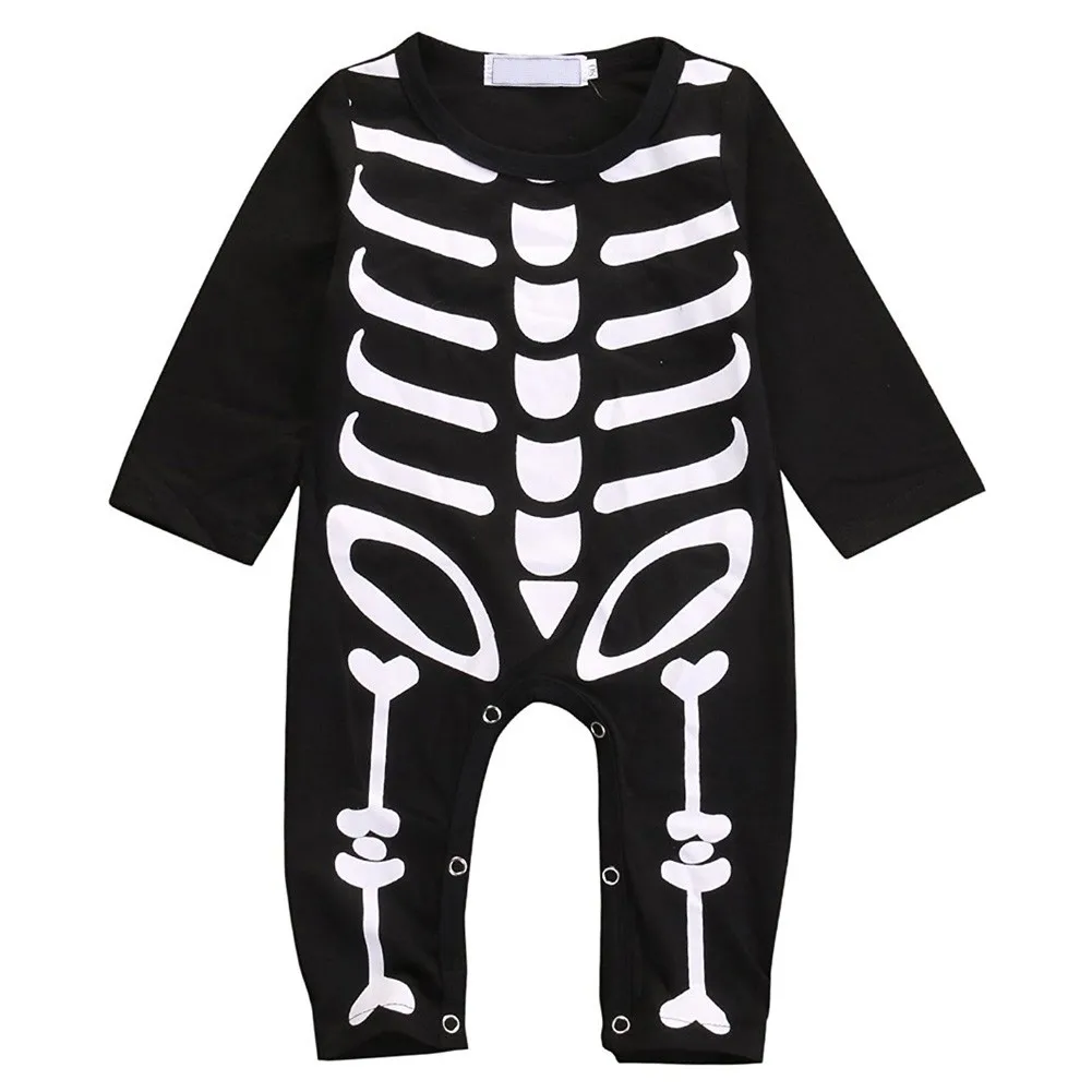

GRNSHTS Baby Boys Girls Skeleton Long Sleeve Costume Onesie Jumpsuit Infant Baby Novelty Bodysuit Outfits Set