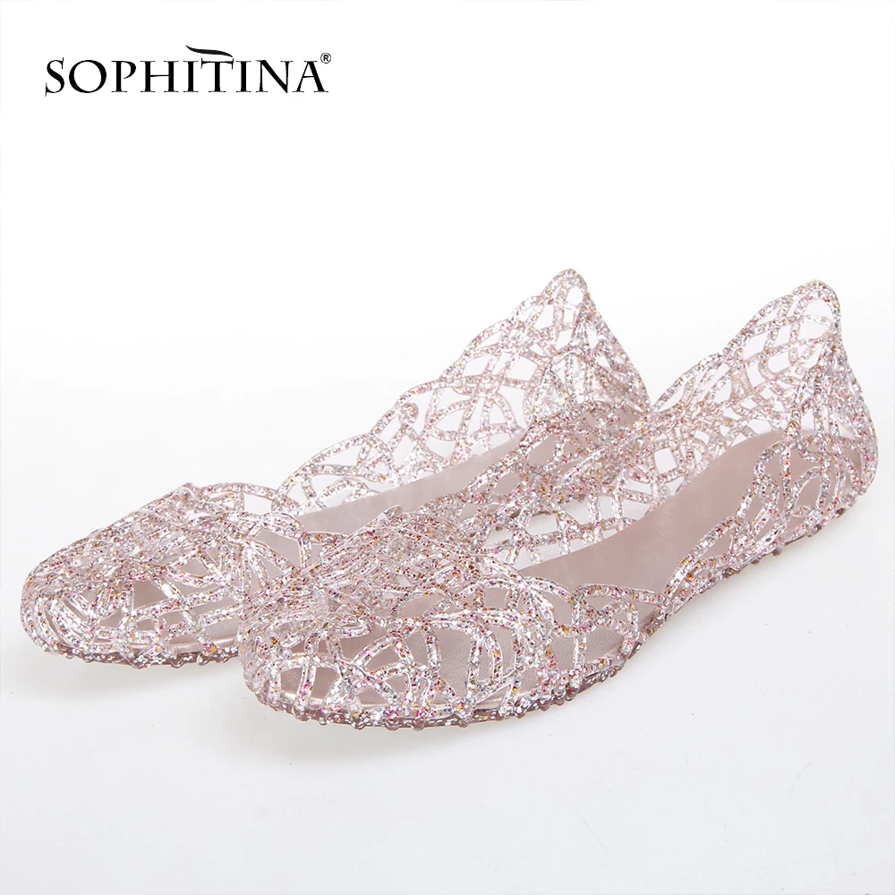 SOPHITINA/Специальные Цветные тапочки Удобная мягкая обувь с круглым носком Новые