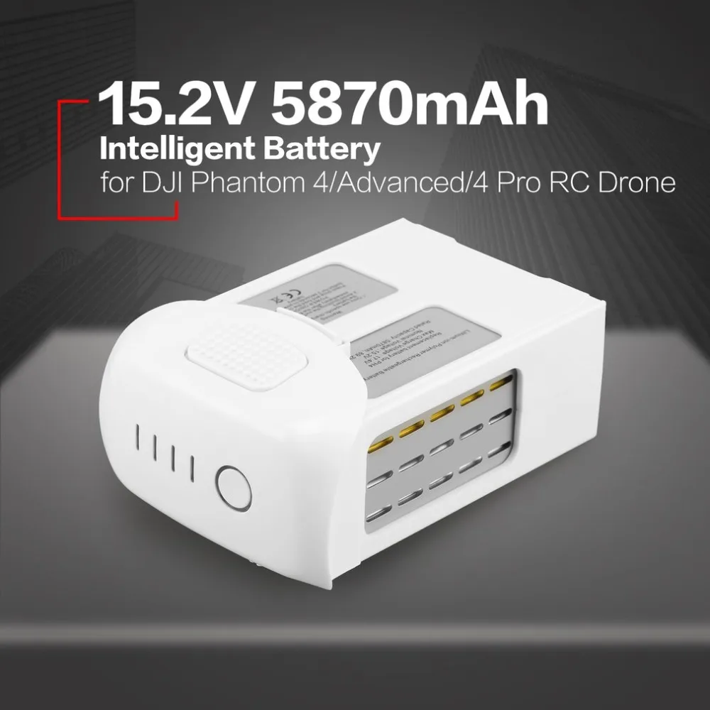 Аккумулятор для дрона DJI phantom 4 Pro/4 для phantom 4 advanced 15,2 V 5870mAh высокоэнергетическая интеллектуальная запасная батарея для полета LiPo 4S