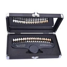 2016 NEW 20 Colors luxary packing dental whitening 3D shade guide color comparator with Mirror Teeth Whitening Accelerator