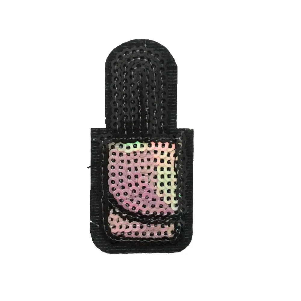 

Small Colored Polish Bottle Patches for Clothes Iron on Sequined Patch Paste Sewing DIY Decoration Embroidery Appliques 20PCS